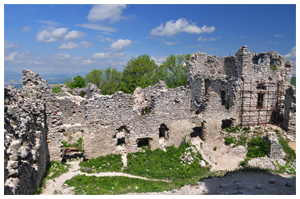 Hrad Tematín - horný hrad
