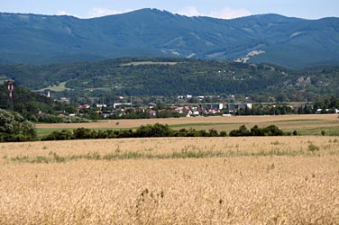 Pohľad na obec Trenčianske Bohuslavice